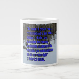 Taza De Café Gigante 1 Pedro 2:9 WEBU Mug