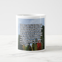 Taza De Café Gigante 1 Pedro 3:1-4 WEBU Mug
