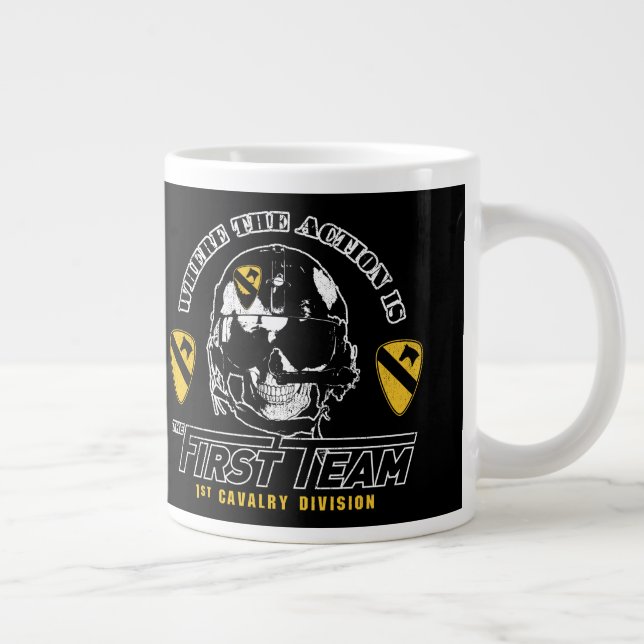 Taza De Café Gigante 1st Cavalry Division (Derecha)