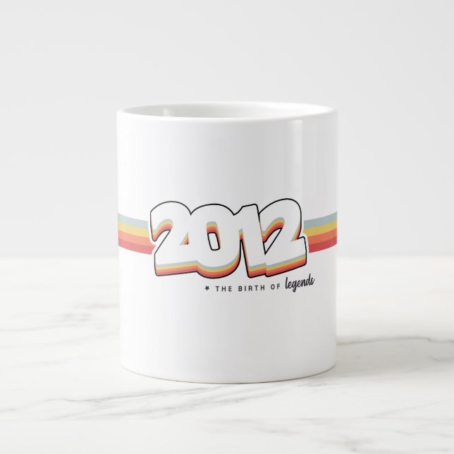 Taza De Café Gigante 2012 El nacimiento de las leyendas (Frente)