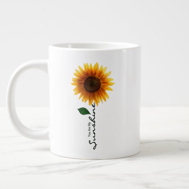 Taza De Café Gigante 20. oz. Mug - Eres Mi Sol (Izquierda)