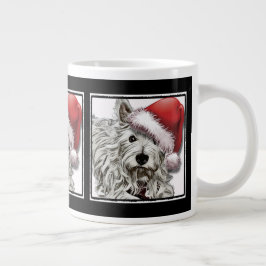 Taza De Café Gigante 20 oz mug _ Koji Santa