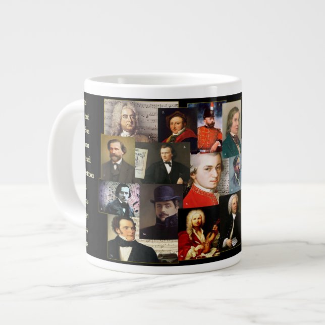 Taza De Café Gigante 21 Music Masters Coffee Mug (Izquierda)