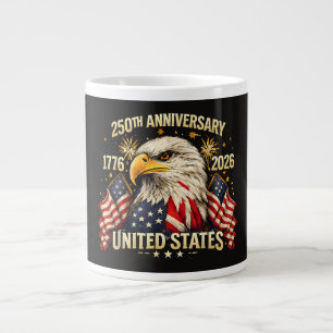 Taza De Café Gigante 250º Aniversario Estados Unidos 1776-2026