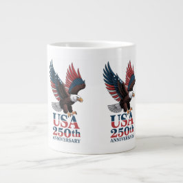 Taza De Café Gigante 250 aniversario de EE. UU.