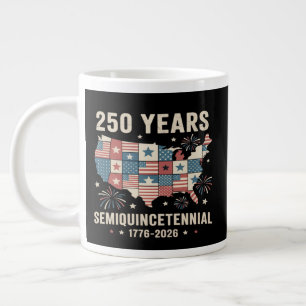 Taza De Café Gigante 250 aniversario de la independencia de EE. UU.