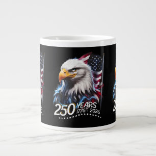 Taza De Café Gigante 250 años Aniversario Patriótico Estadounidense 250