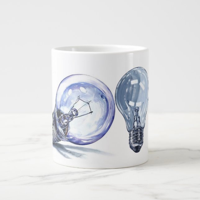 Taza De Café Gigante 2 bombillas (Frente)