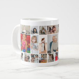 Taza De Café Gigante 30 Plantilla de collage de fotografías personaliza
