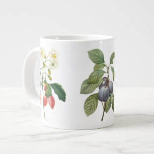 Taza De Café Gigante 3 Diferentes Frutas Botánicas Vintage por Redoute
