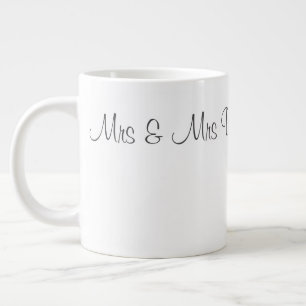Taza De Café Gigante 3 Mugs estilo - Mrs. y Mrs. Dickinson 21.07.20xx