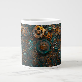 Taza De Café Gigante 3D Retro Watch Sprocket Jumbo Coffee MUG