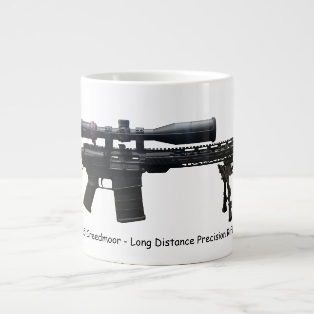 Taza De Café Gigante 6.5 Creedmoor - Long Distance Precision Rifle (Frente)