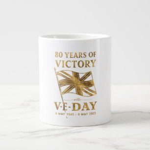 Taza De Café Gigante 80 años de victoria