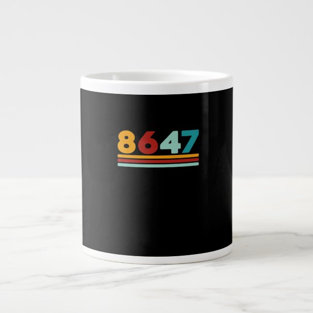 Taza De Café Gigante 8647 - Antifascism Design Classic Creative Style (Frente)