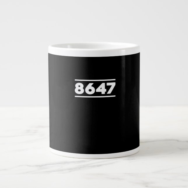 Taza De Café Gigante 8647 - Antifascism Design Classic Design (Frente)