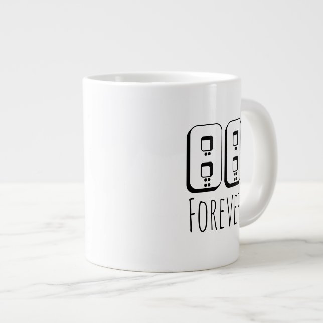 Taza De Café Gigante 88 Forever Specialty Mug (Derecha)