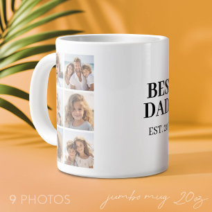 Taza De Café Gigante 9 Collage de fotos con el mejor Dada y año