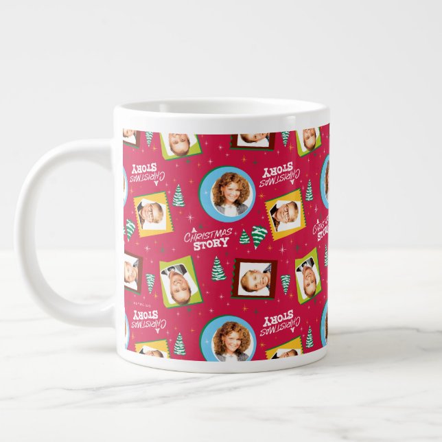 Taza De Café Gigante A Christmas Story | Family Photos Pattern (Izquierda)
