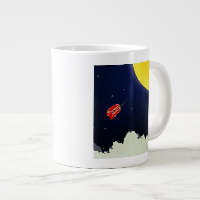 Taza De Café Gigante A la luna (Derecha)