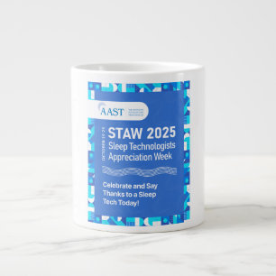 Taza de café gigante AAST 2025 STAW