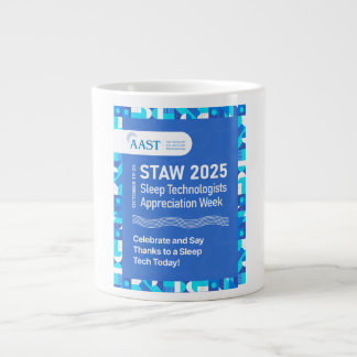 Taza de café gigante AAST 2025 STAW