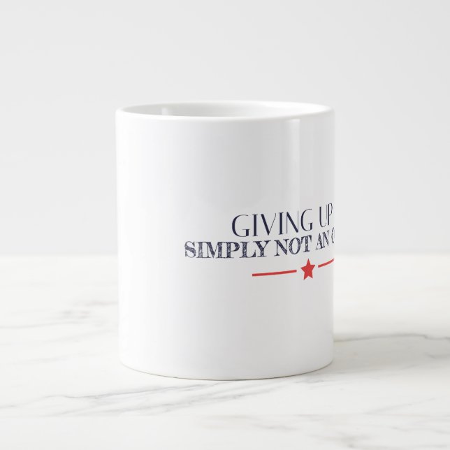 Taza De Café Gigante Abandonado - Jumbo Mug (Frente)