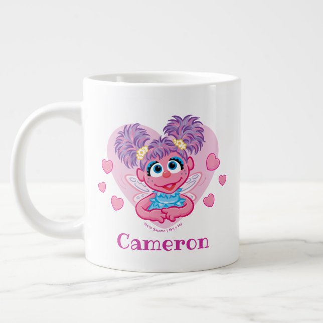 Taza De Café Gigante Abby Cadabby Valentine Hearts Graphic (Izquierda)
