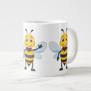 Taza De Café Gigante abeja melífera europea