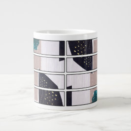 Taza De Café Gigante Abstract Mug Design