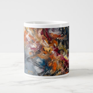 Taza De Café Gigante Abstracto