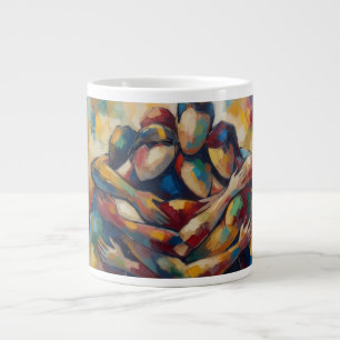 Taza De Café Gigante Abstracto