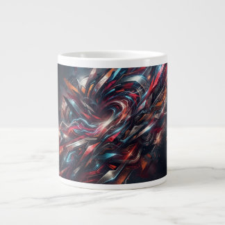 Taza De Café Gigante Abstracto
