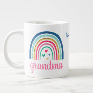 Taza De Café Gigante Abuela Arcoíris Personalizado
