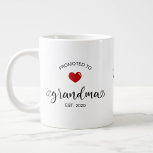 Taza De Café Gigante Abuela Establecida Ascendida a Abuela Regalo
