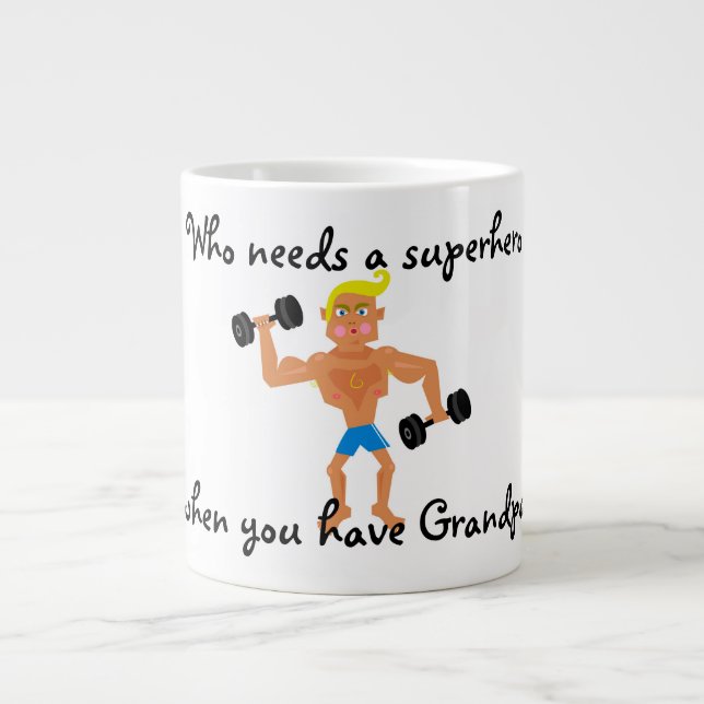 Taza De Café Gigante Abuelo (Frente)