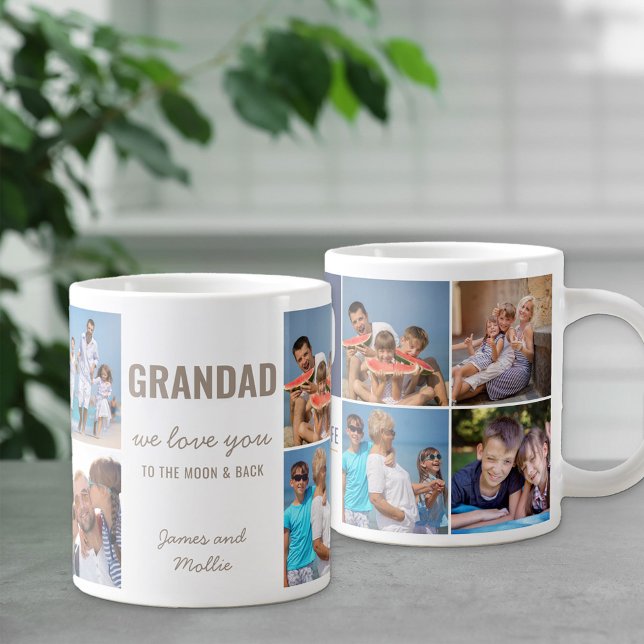 Taza De Café Gigante Abuelo te ama a la tos y atrás 8 foto (Subido por el creador)