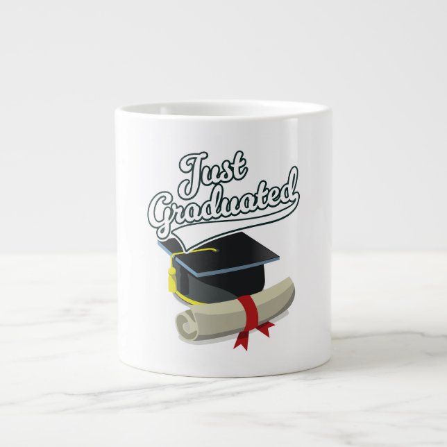 Taza De Café Gigante ¡Acaba de graduarse! (Frente)