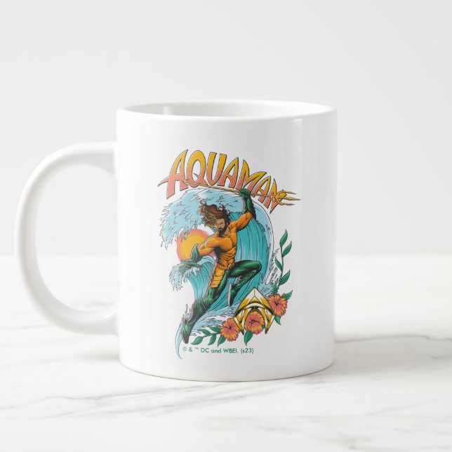 Taza De Café Gigante Acamán y Trident subiendo a la superficie gráfico (Izquierda)