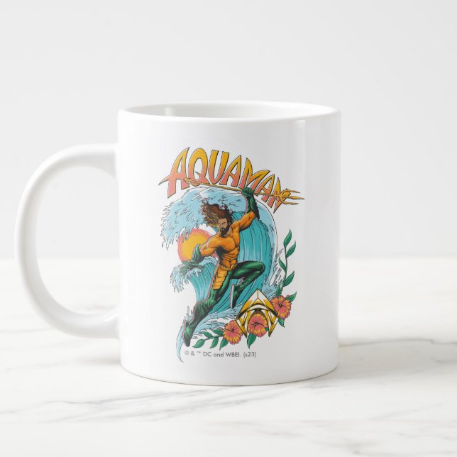 Taza De Café Gigante Acamán y Trident subiendo a la superficie gráfico (Izquierda)