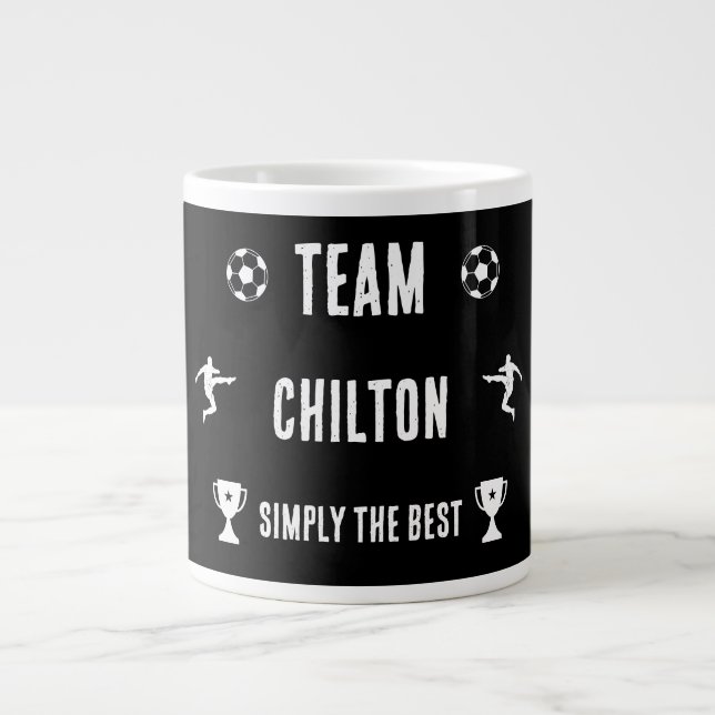 Taza De Café Gigante Accesorios para fútbol (Frente)