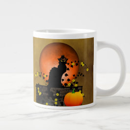 Taza De Café Gigante Acción de Gracias de Chat Noir