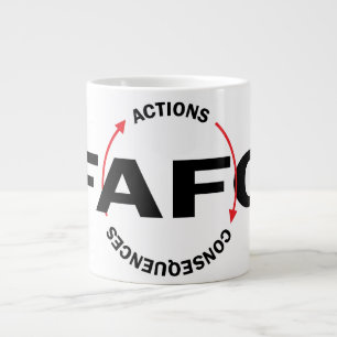 Taza De Café Gigante Acciones FAFO Tienen Consecuencias