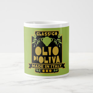 Taza De Café Gigante Aceite de oliva italiano antiguo