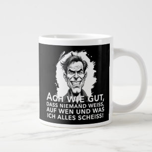 Taza De Café Gigante Ach wie gut, dass niemand weiß, worauf ich...