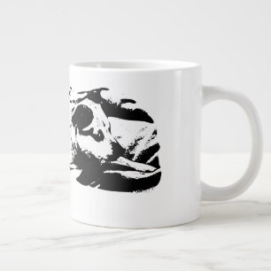 Taza De Café Gigante Acogedora vigilancia territorial en la cama de inv