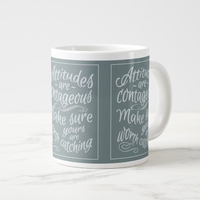 TAZA DE CAFÉ GIGANTE ACTITUDES (Derecha)