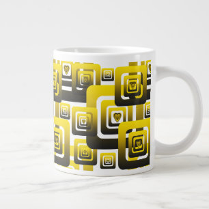 Taza De Café Gigante Activate My Heart Pattern