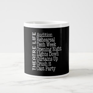 Taza De Café Gigante Actriz actor de Broadway Actor Musical Lover