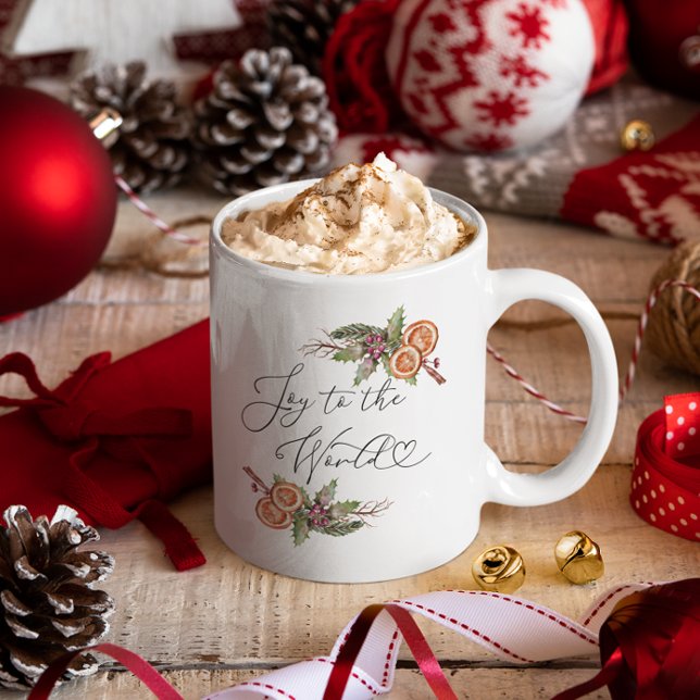 Taza De Café Gigante Acuarela Botánica de navidades (Subido por el creador)